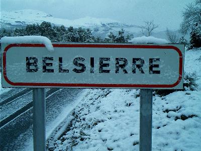Affiche enneigée de Belsierre