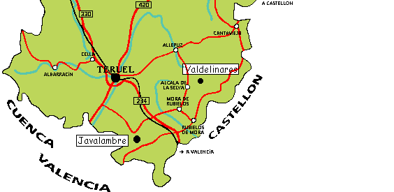 Situation pistas de esquí