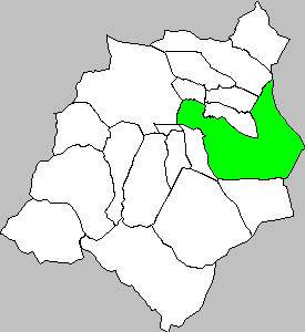 Carte municipalité Magallón dans la région Campo de Borja